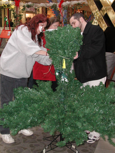 Salvation Army Angel Tree Set Up 111209.JPG